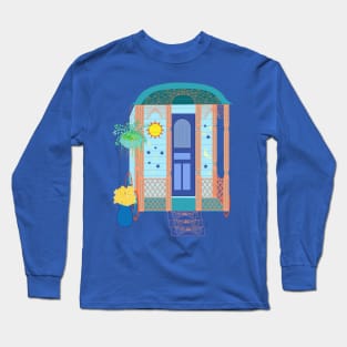 Happy Caravan blue Long Sleeve T-Shirt